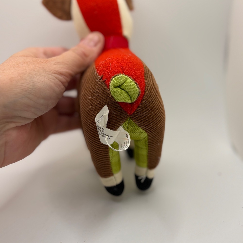 Starbucks Reindeer Plush Stuffed Animal Christmas‎ Holiday Red Green Brown - Picture 5 of 10